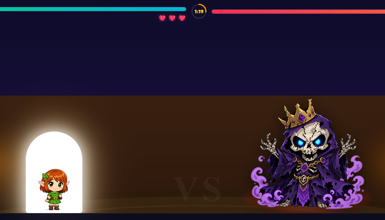Boss battle game screenshot
